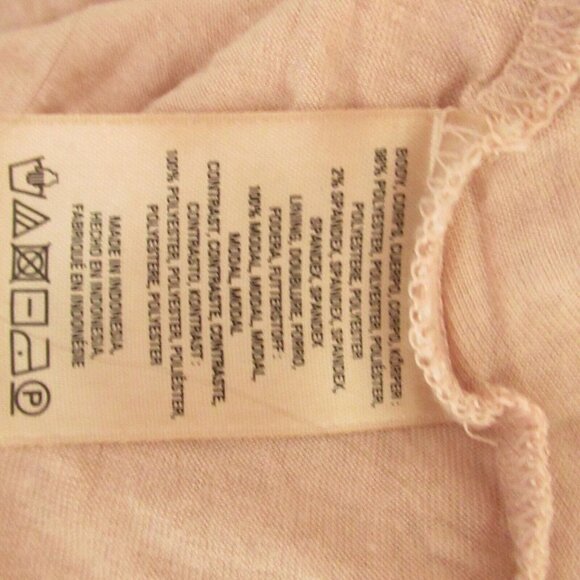 Anthropologie Meadow Rue Top XS X Small Blush Pink Puff Sleeve Square Neck - Picture 4 of 5